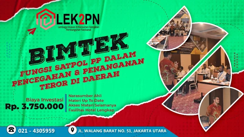BIMTEK PERAN DAN FUNGSI SATPOL PP DALAM PENCEGAHAN DAN PENANGANAN TEROR DI DAERAH