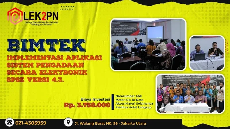 BIMTEK-IMPLEMENTASI-APLIKASI-SISTEM-PENGADAAN-SECARA-ELEKTRONIK-(SPSE)-VERSI-4.3. BIMTEK IMPLEMENTASI APLIKASI SISTEM PENGADAAN SECARA ELEKTRONIK (SPSE) VERSI 4.3.