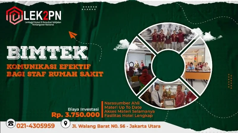 BIMTEK KOMUNIKASI EFEKTIF BAGI STAF RUMAH SAKIT