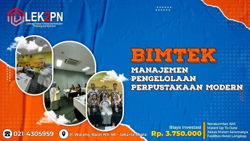 BIMTEK-MANAJEMEN-PENGELOLAAN-PERPUSTAKAAN-MODERN BIMTEK MANAJEMEN PENGELOLAAN PERPUSTAKAAN MODERN