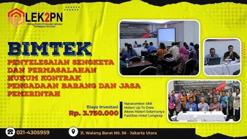 BIMTEK-PENYELESAIAN-SENGKETA-DAN-PERMASALAHAN-HUKUM-KONTRAK-PENGADAAN-BARANG-DAN-JASA-PEMERINTAH BIMTEK PENYELESAIAN SENGKETA DAN PERMASALAHAN HUKUM KONTRAK PENGADAAN BARANG DAN JASA PEMERINTAH