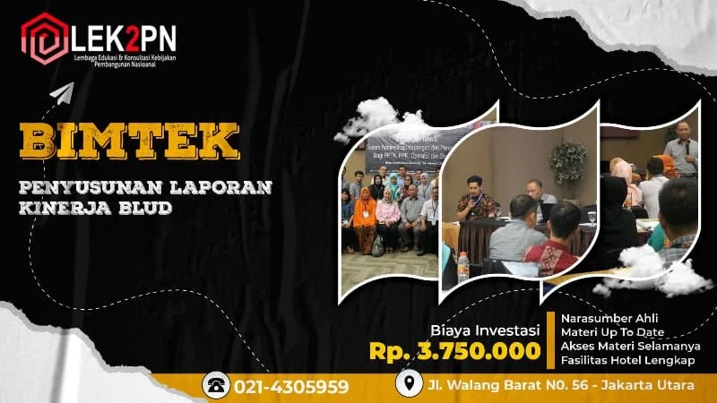 BIMTEK PENYUSUNAN LAPORAN KINERJA BLUD