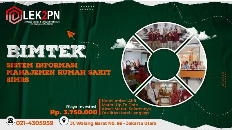 BIMTEK SISTEM INFORMASI MANAJEMEN RUMAH SAKIT (SIMRS)