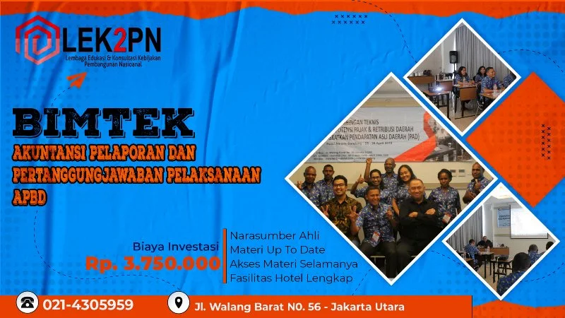 BIMTEK AKUNTANSI PELAPORAN DAN PERTANGGUNGJAWABAN PELAKSANAAN APBD
