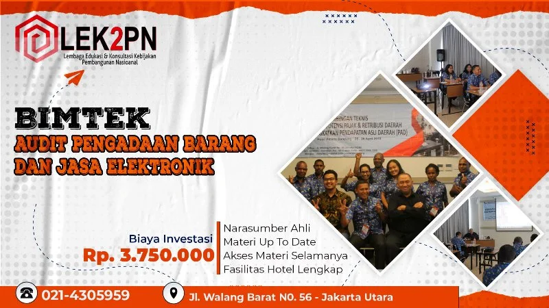 BIMTEK AUDIT PENGADAAN BARANG DAN JASA ELEKTRONIK