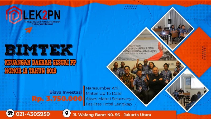 BIMTEK KEUANGAN DAERAH SESUAI PP NOMOR 12 TAHUN 2019