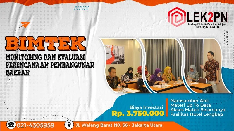 BIMTEK MONITORING DAN EVALUASI PERENCANAAN PEMBANGUNAN DAERAH
