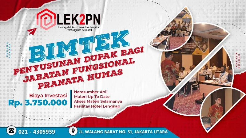 BIMTEK-PENYUSUNAN-DUPAK-BAGI-JABATAN-FUNGSIONAL-PRANATA-HUMAS BIMTEK PENYUSUNAN DUPAK BAGI JABATAN FUNGSIONAL PRANATA HUMAS