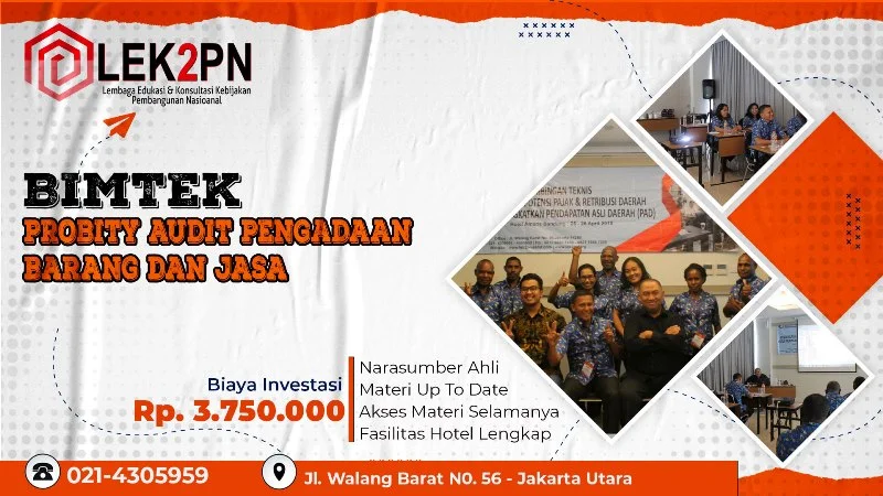 BIMTEK PROBITY AUDIT PENGADAAN BARANG DAN JASA