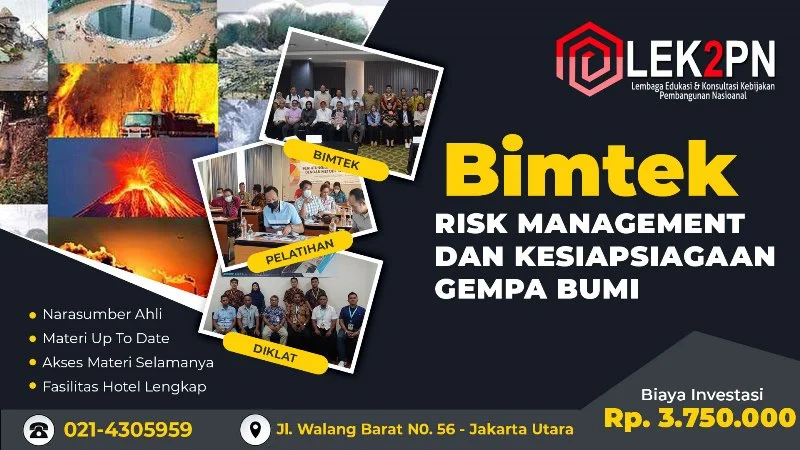 BIMTEK RISK MANAGEMENT DAN KESIAPSIAGAAN GEMPA BUMI