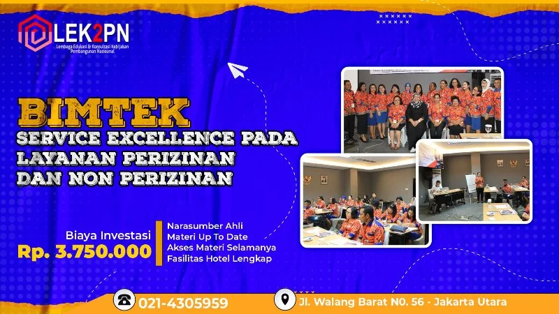 BIMTEK SERVICE EXCELLENCE PADA LAYANAN PERIZINAN DAN NON PERIZINAN