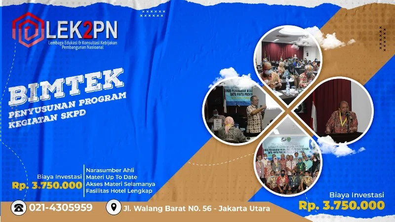 BIMTEK PENYUSUNAN PROGRAM KEGIATAN SKPD
