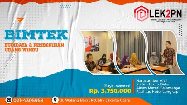 Bimtek Budidaya dan Pembenihan Udang Windu Bimtek Budidaya dan Pembenihan Udang Windu