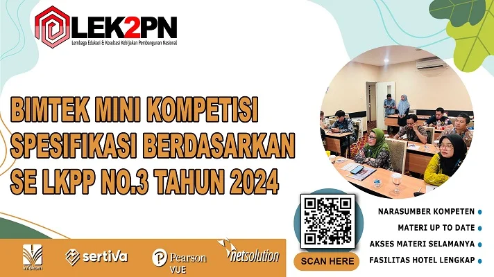 Bimtek Mini Kompetisi Spesifikasi Berdasarkan Se LKPP No.3 Tahun 2024