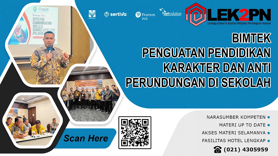 Bimtek Penguatan Pendidikan Karakter dan Anti Perundungan di Sekolah