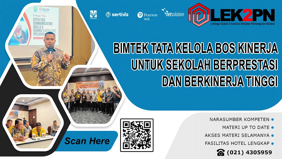 Bimtek Tata Kelola BOS Kinerja untuk Sekolah Berprestasi dan Berkinerja Tinggi