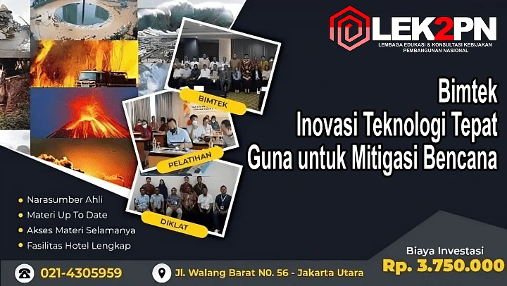 Bimtek Inovasi Teknologi Tepat Guna untuk Mitigasi Bencana