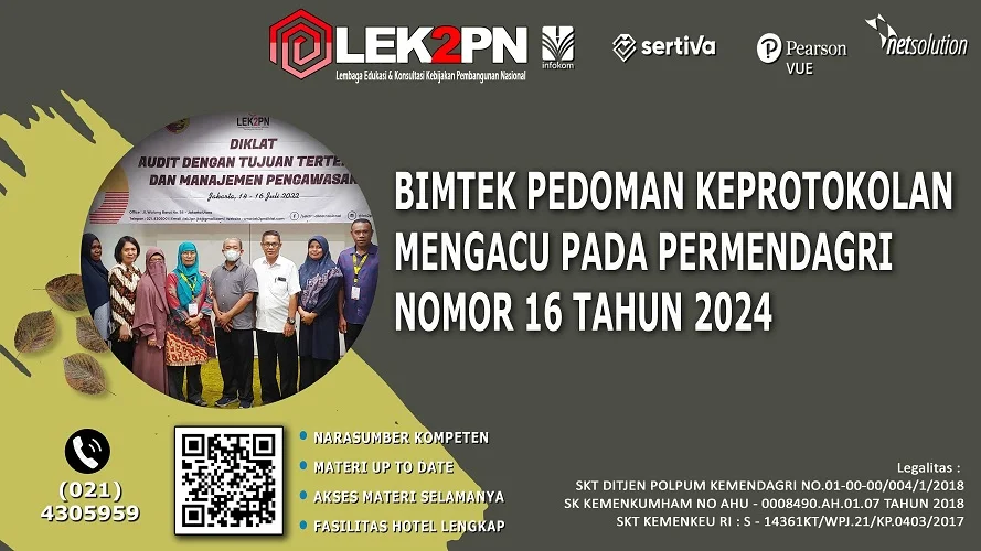 BIMTEK PEDOMAN KEPROTOKOLAN MENGACU PADA PERMENDAGRI NOMOR 16 TAHUN 2024