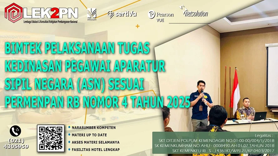 Bimtek-Pelaksanaan-Tugas-Kedinasan-Pegawai-Aparatur-Sipil-Negara-(ASN)-Sesuai-Permenpan-RB-Nomor-4-Tahun-2025 Bimtek Pelaksanaan Tugas Kedinasan Pegawai Aparatur Sipil Negara (ASN) Sesuai Permenpan RB Nomor 4 Tahun 2025
