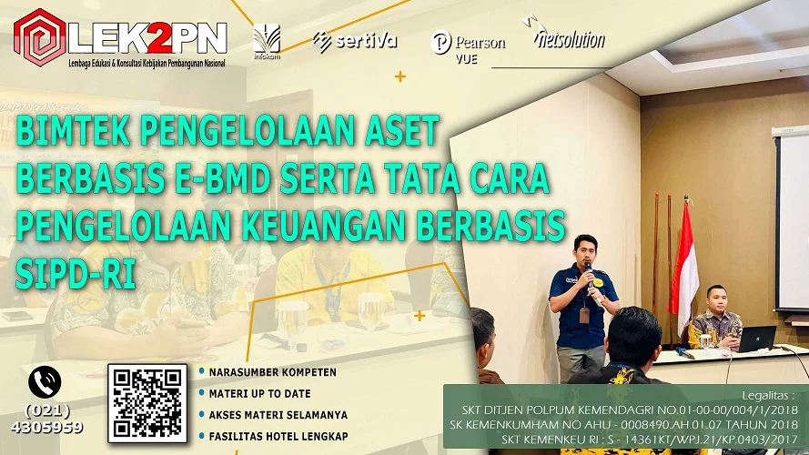 Bimtek Pengelolaan Aset Berbasis E-BMD Serta Tata Cara Pengelolaan Keuangan Berbasis SIPD-RI