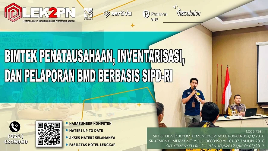 Bimtek Penatausahaan, Inventarisasi, dan Pelaporan BMD berbasis SIPD-RI