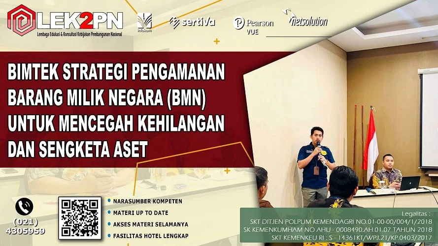 Bimtek Strategi Pengamanan Barang Milik Negara (BMN) untuk Mencegah Kehilangan dan Sengketa Aset