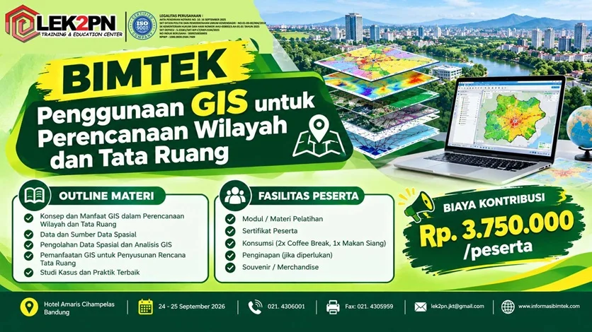 Bimtek-Penggunaan-GIS-untuk-Perencanaan-Wilayah-dan-Tata-Ruang Bimtek Penggunaan GIS untuk Perencanaan Wilayah dan Tata Ruang